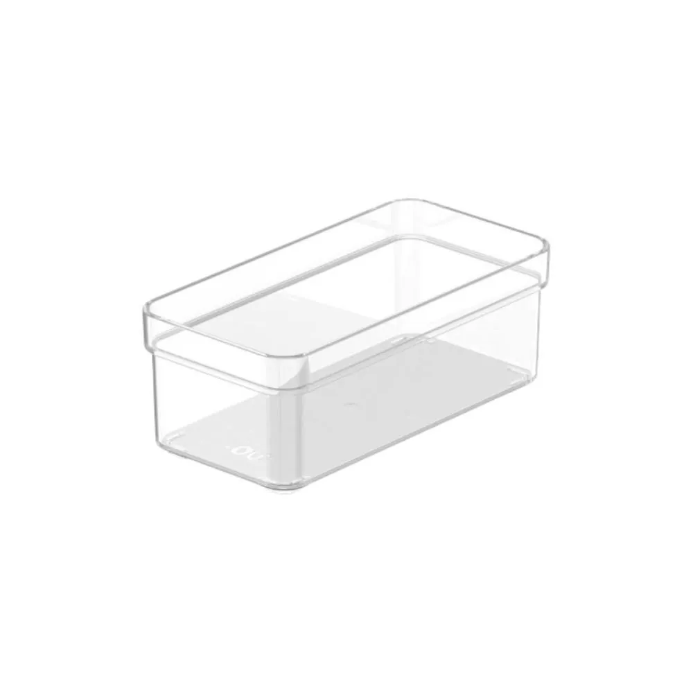 Organizador de Gavetas Clear Ou 15Cm - Transparente