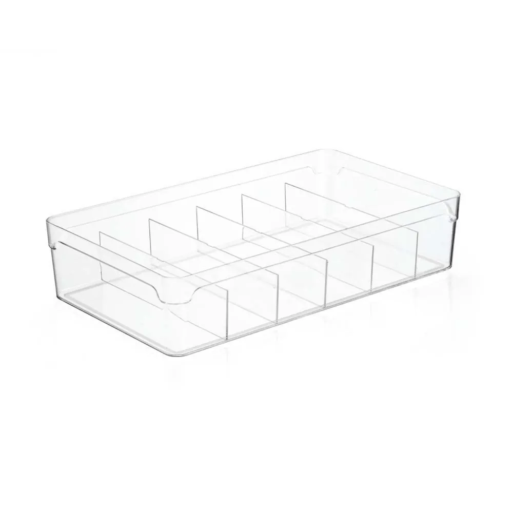 Organizador de Gavetas Colméia Cristal Arthi 4,3 Litros - Transparente