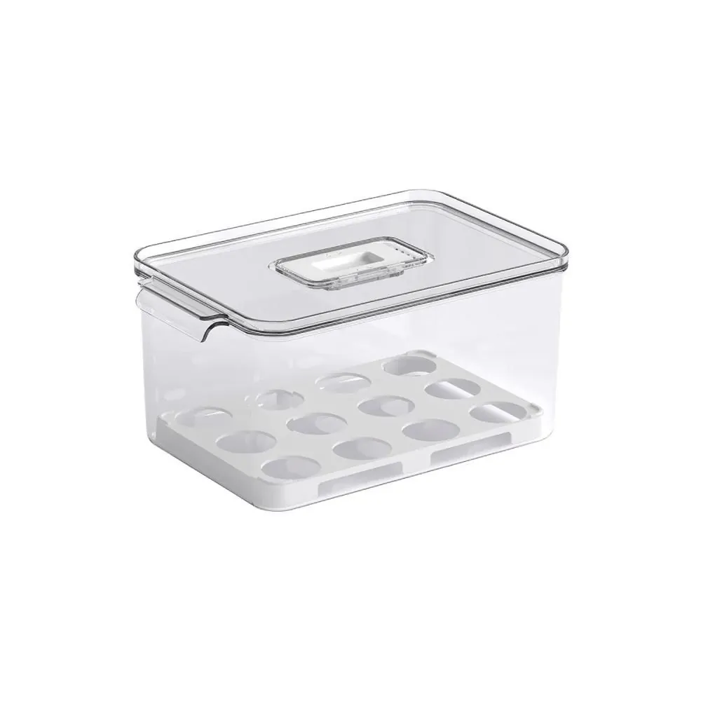 Organizador de Ovos com Tampa Dry Coza 24Cm - 24 Unidades