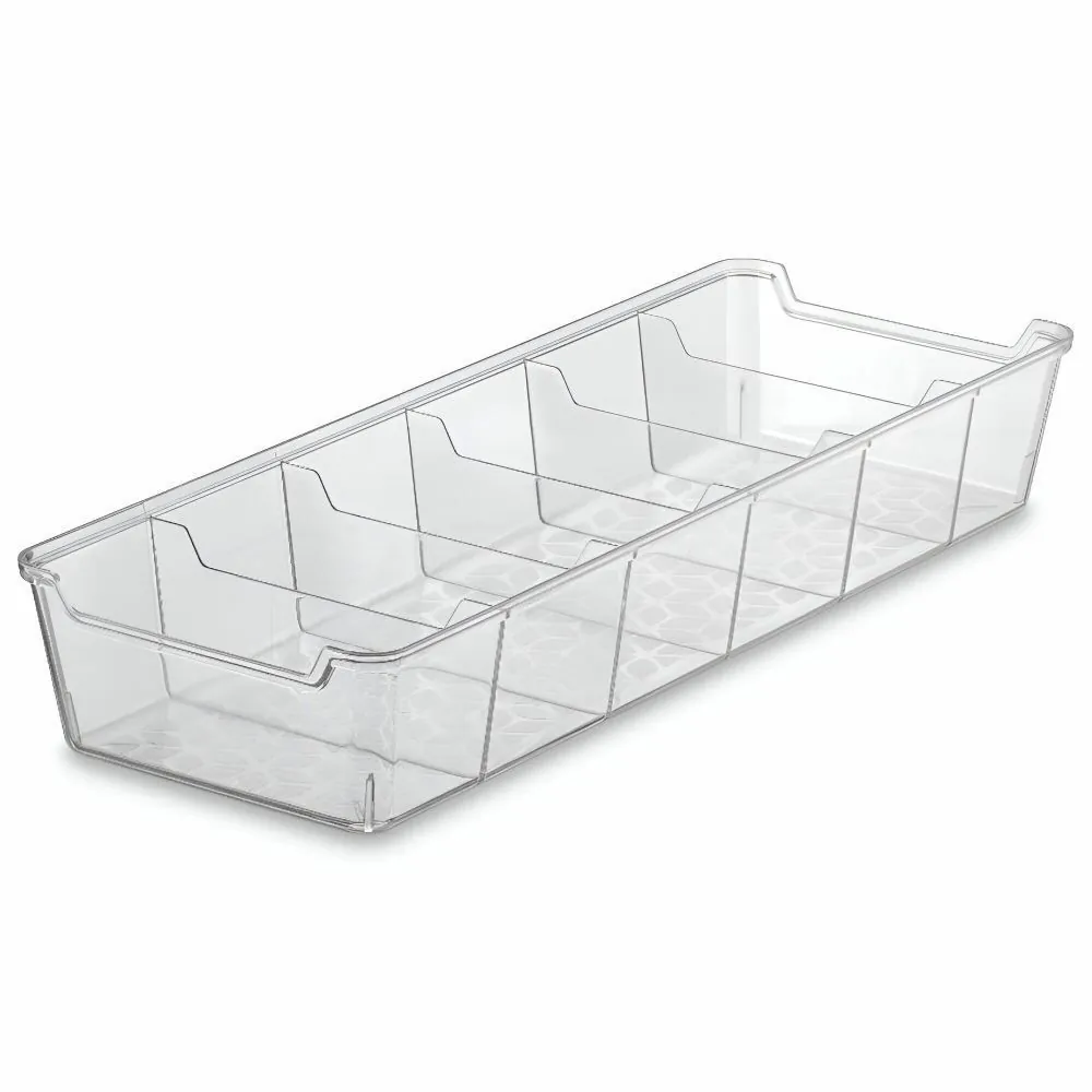 Organizador Multiuso com 6 Divisórias Uz - Transparente