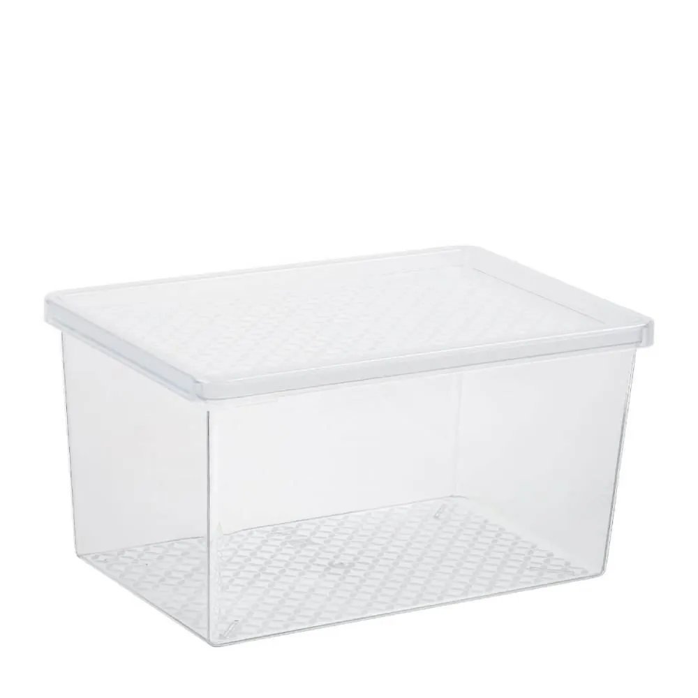 Organizador Multiuso com Tampa 600Ml Uz - Transparente