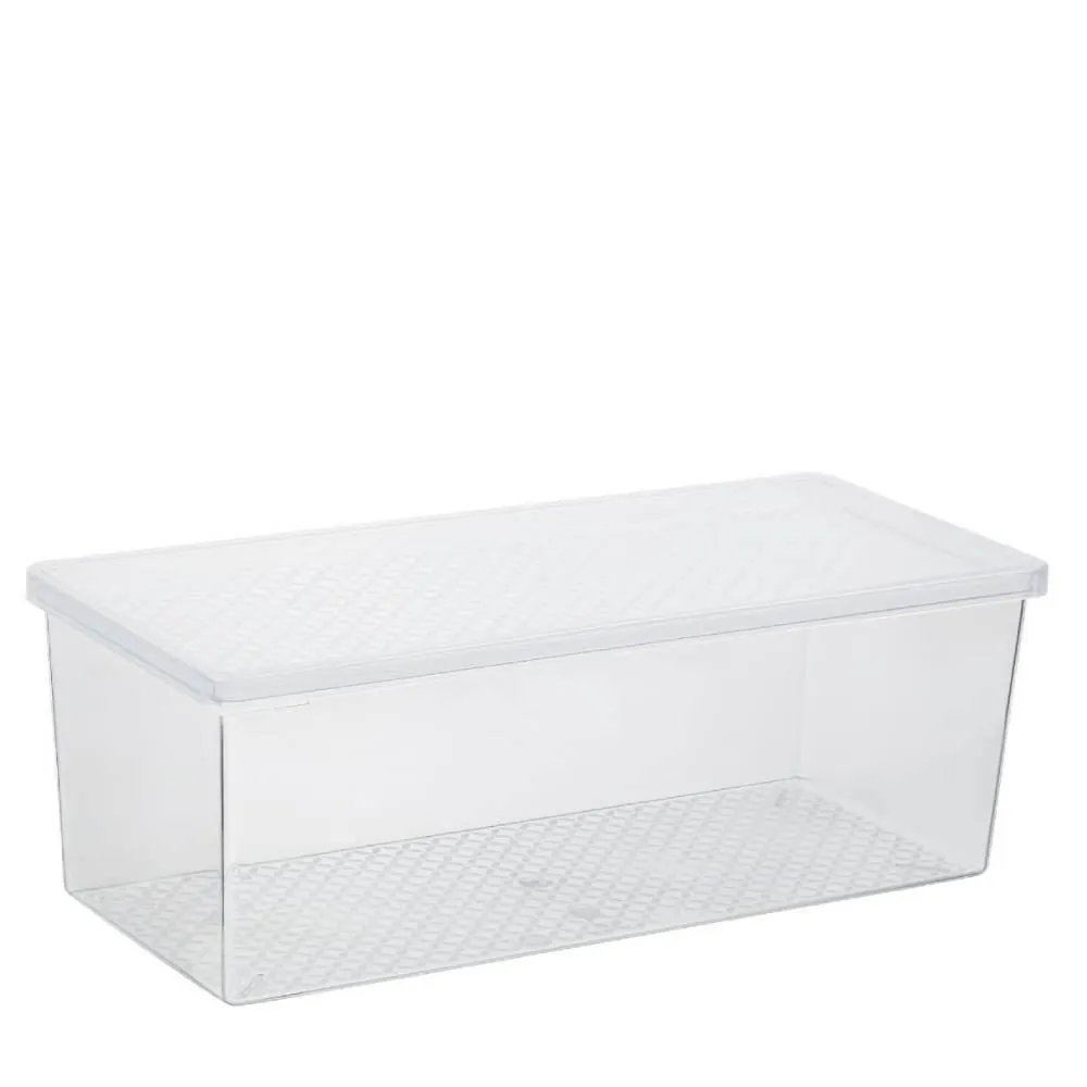 Organizador Multiuso com Tampa Uz 4,5 Litros - Transparente