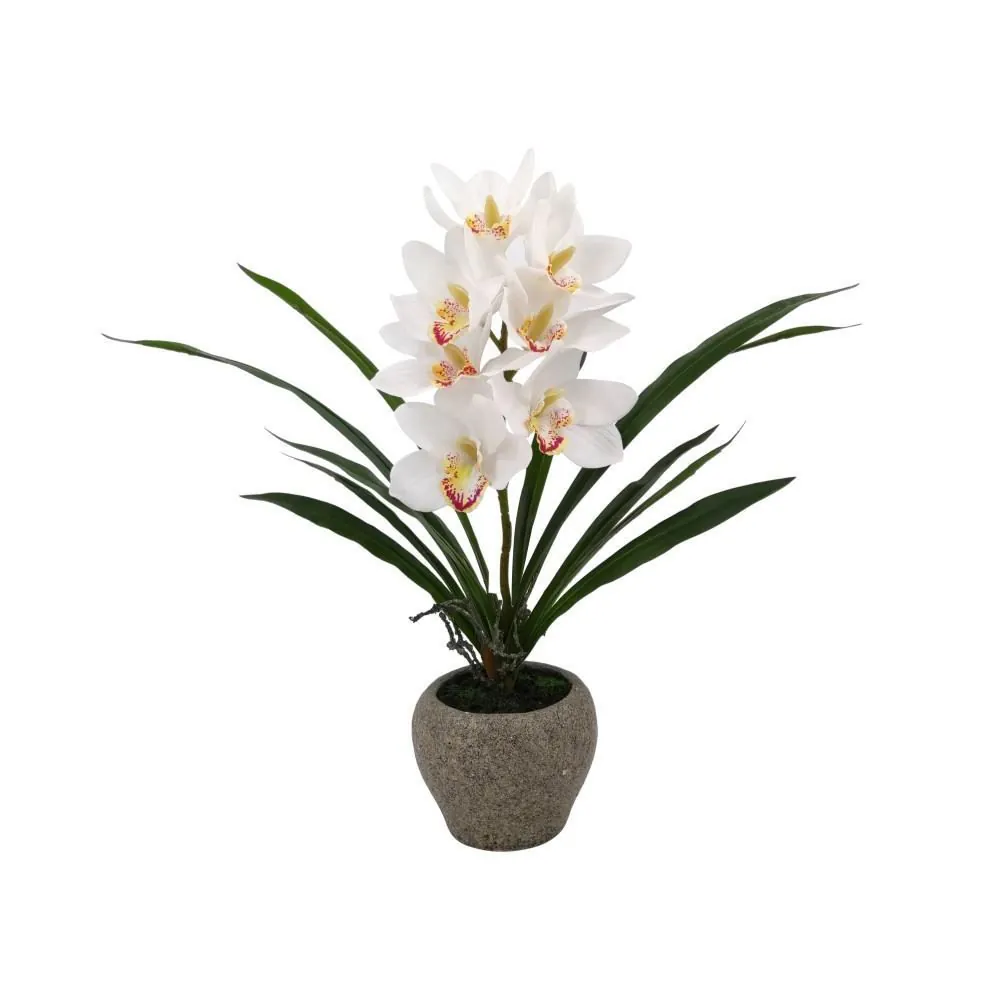 Orquídea Artificial com Vaso 45Cm - Sortido