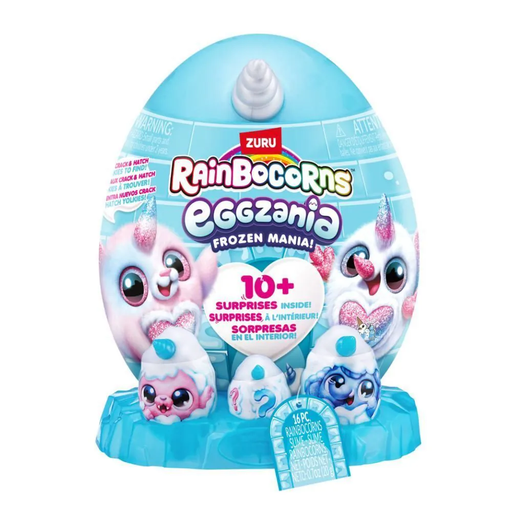 Ovo Rainbocorns Eggzania Frozen Mania Fun - Sortido