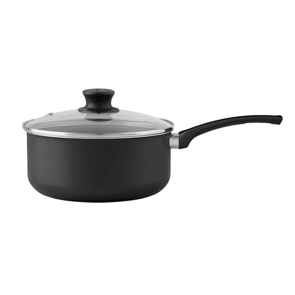 Panela Antiaderente com Tampa de Vidro Magnific Panelux 16Cm - Grafite