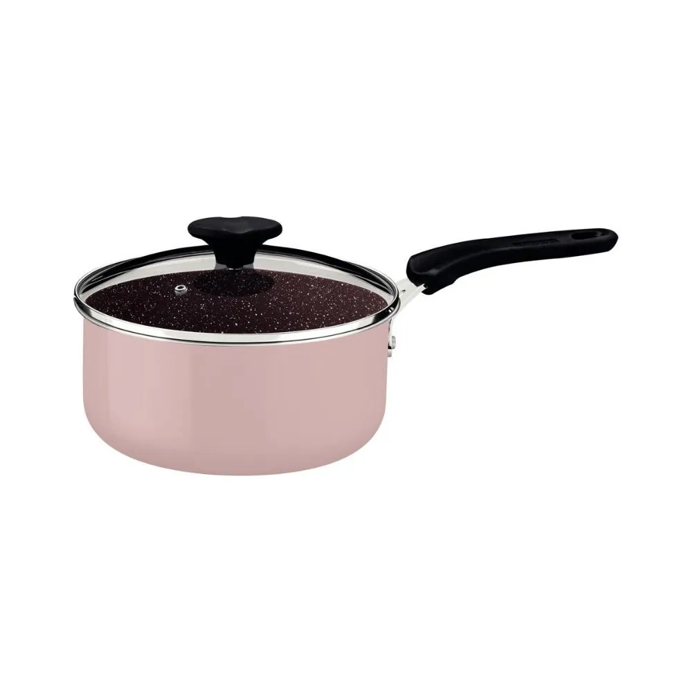 Panela com Tampa Tunis Indução Tramontina - Rosa Trufado