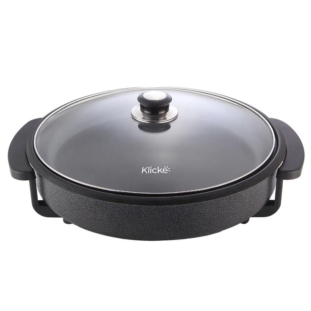 Panela Elétrica Klicke Cinza e Preto