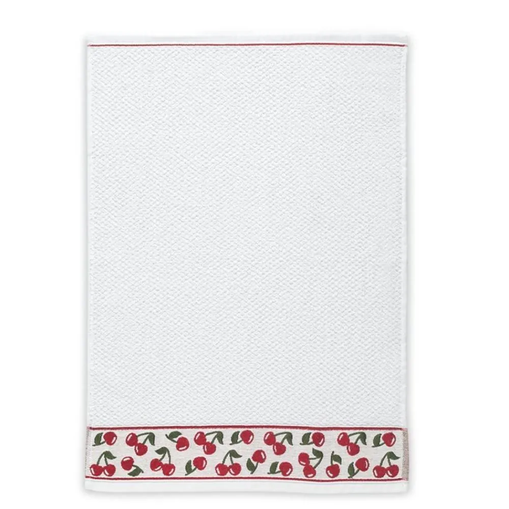 Pano de Copa 46Cm X 65Cm Jacquard Karsten - Cerejas