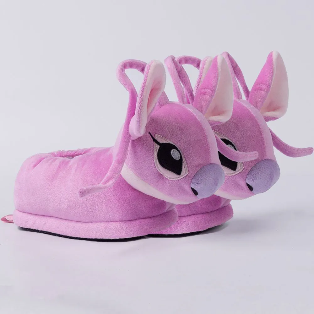 Pantufa Infantil Angel Disney Rosa