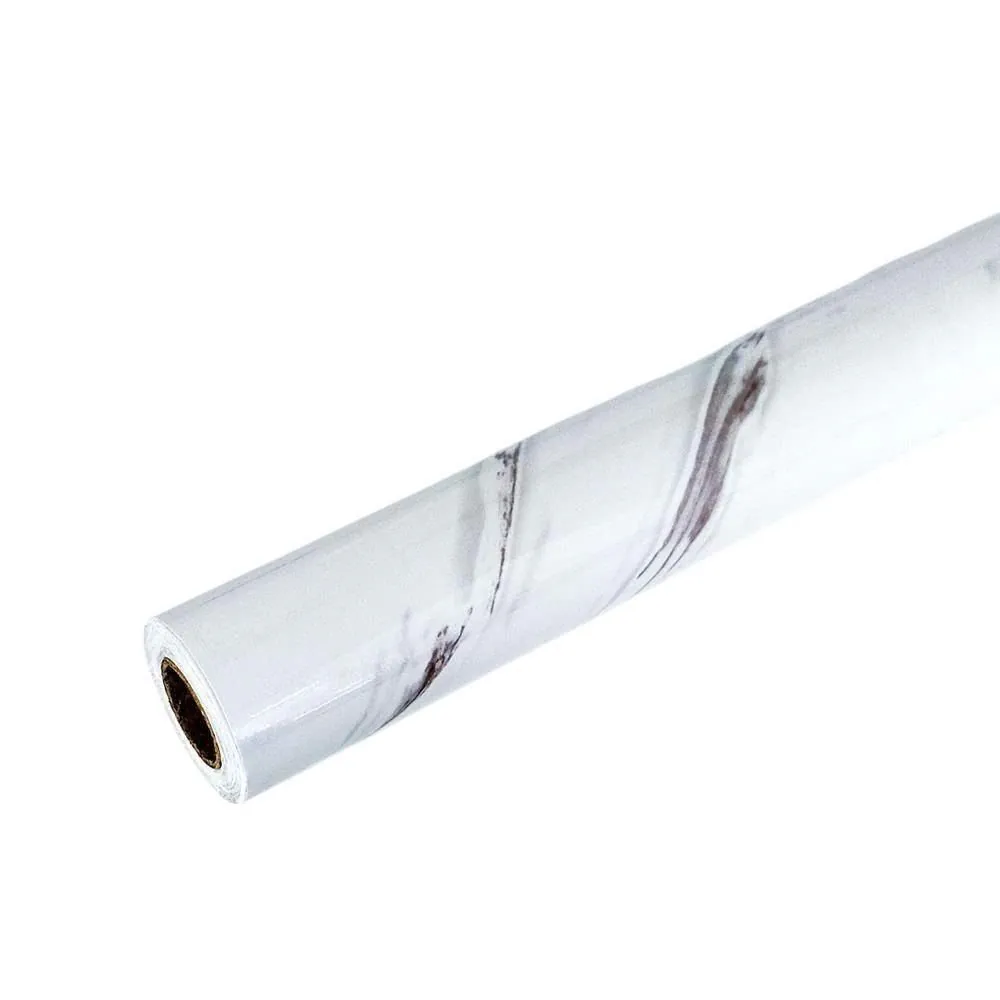 Papel Adesivo Auto Colante 45X200 Cm - Mármore Carrara