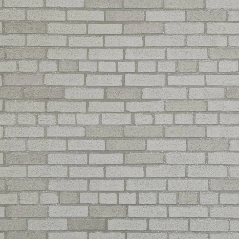 Papel Adesivo Auto Colante 45X200 Cm - Tijolo Cinza