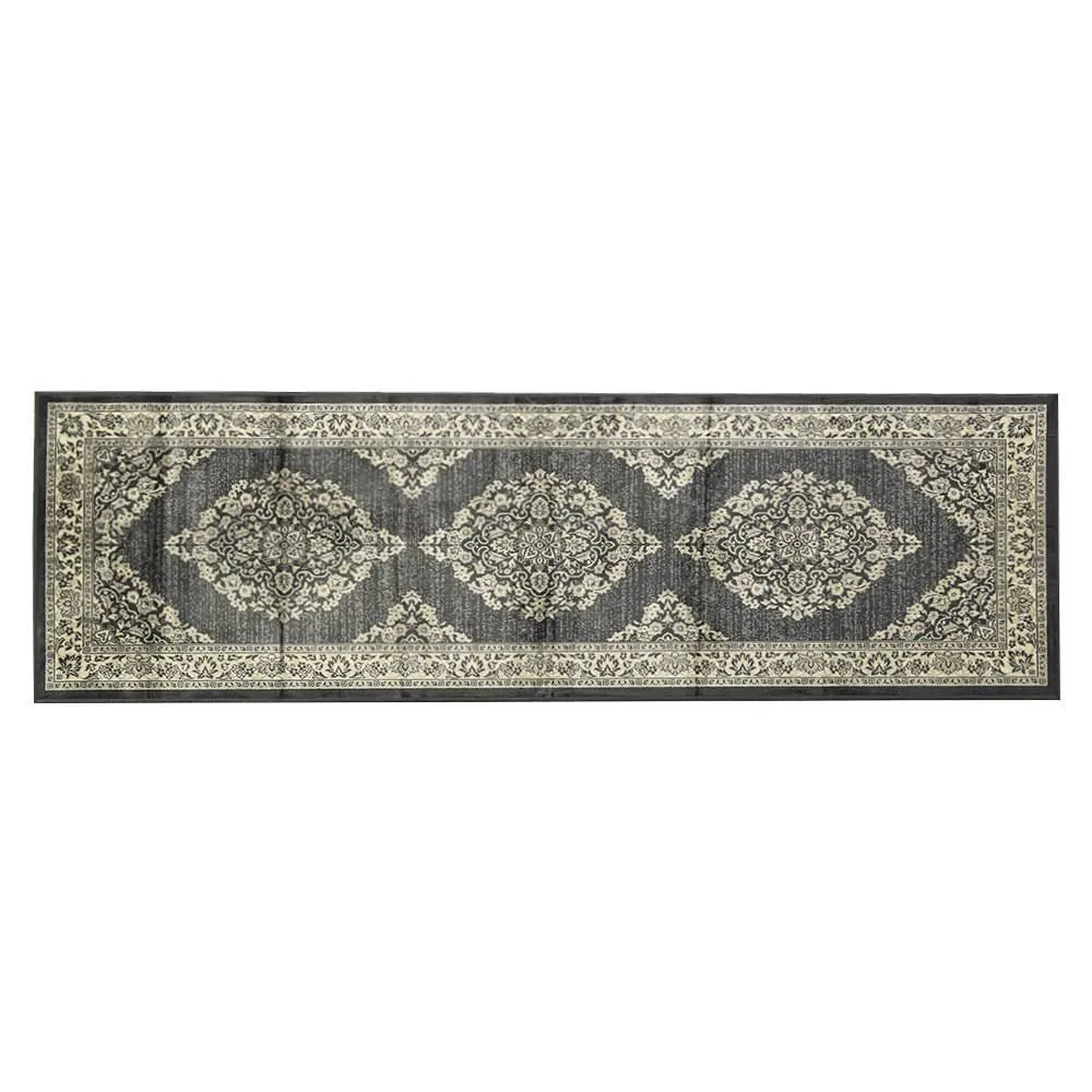 Tapete Passadeira 68Cm X 2,10M Belga - Moldura Chumbo