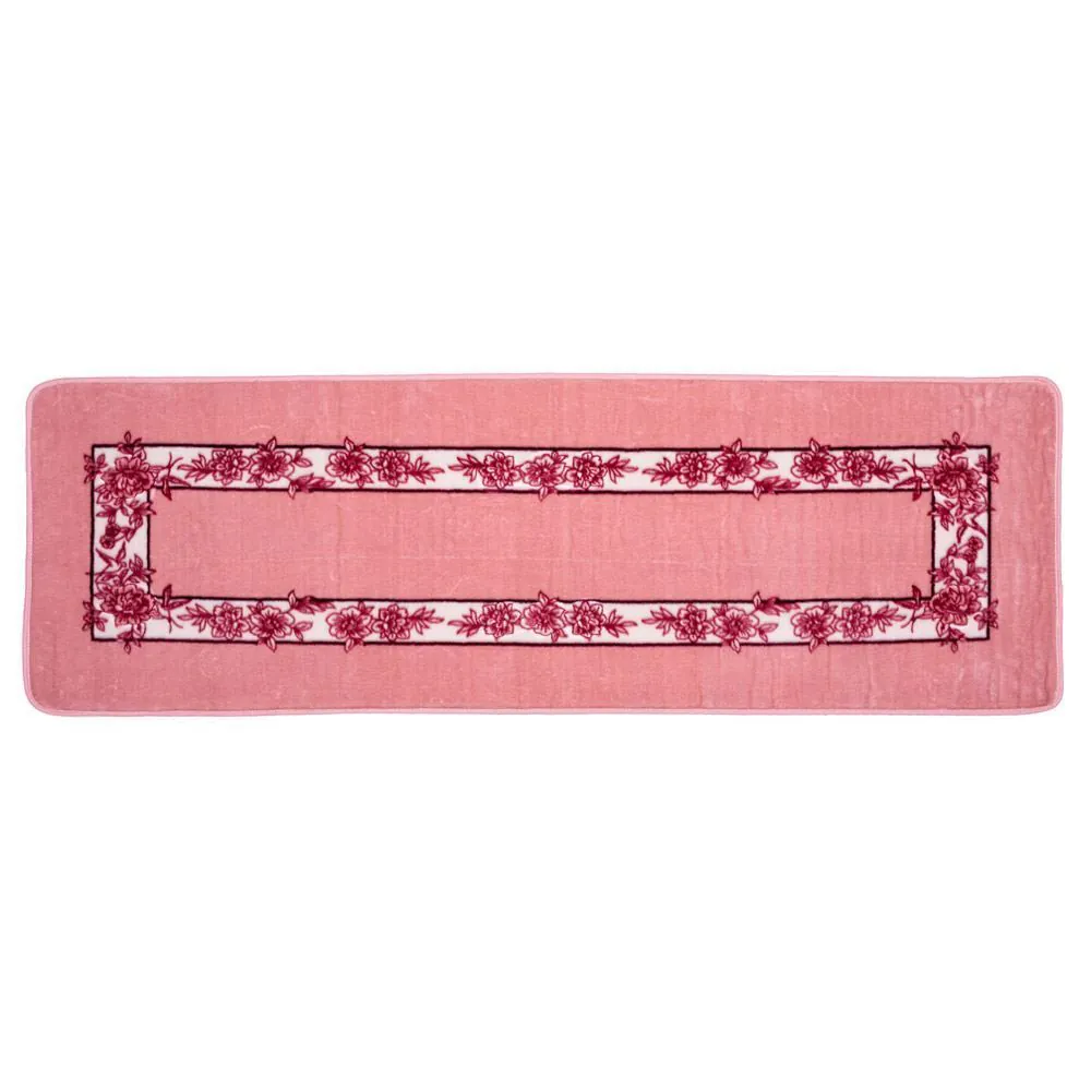 Tapete Passadeira Sevilha 60Cmx1,80 m - Floral Rose