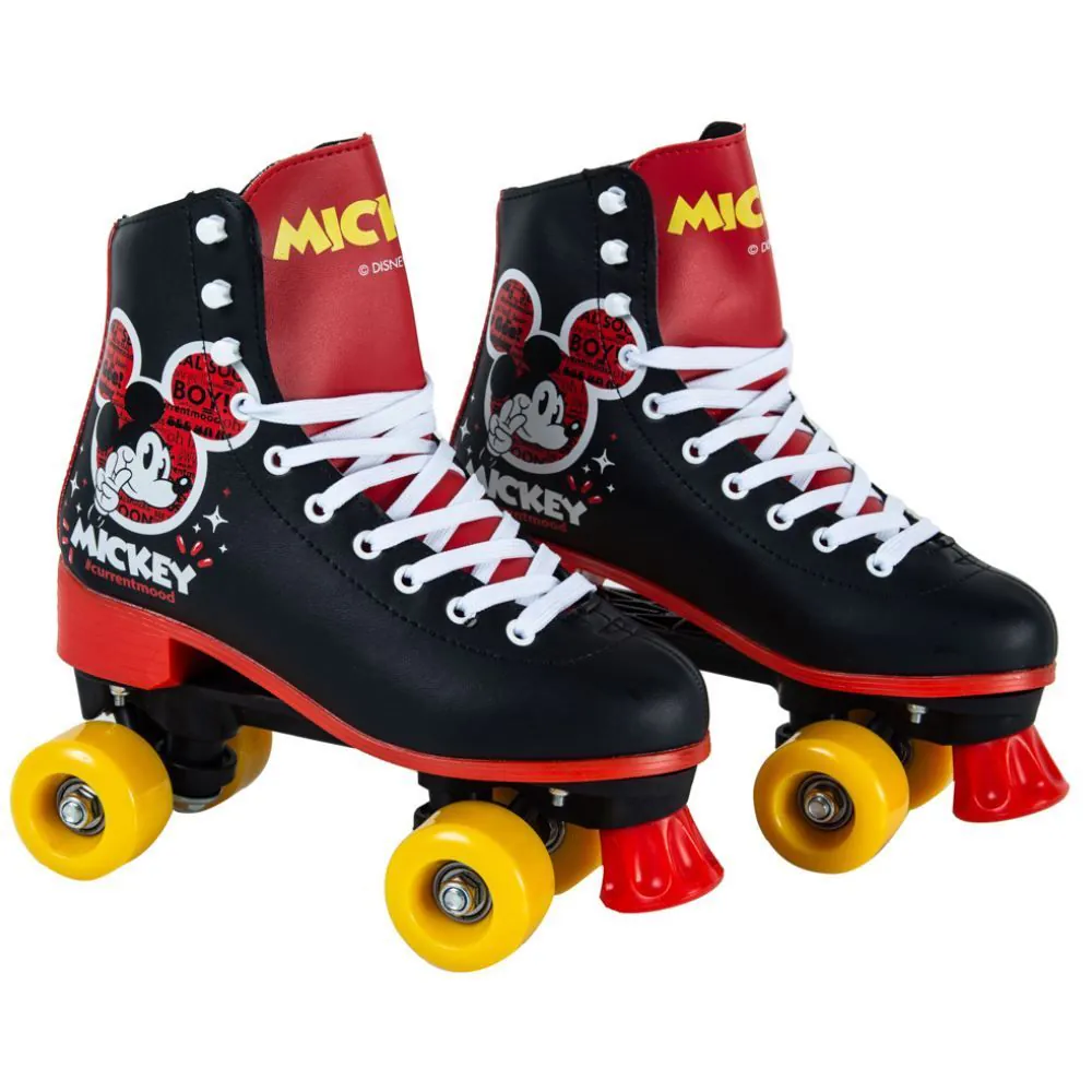 Patins 4 Rodas Clássico 35 a 36 Mickey Toys - HBR0602