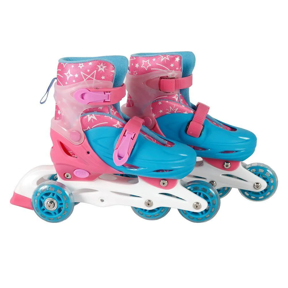 Patins Stars 2 em 1 Ajustável 32 a 35 Toys
