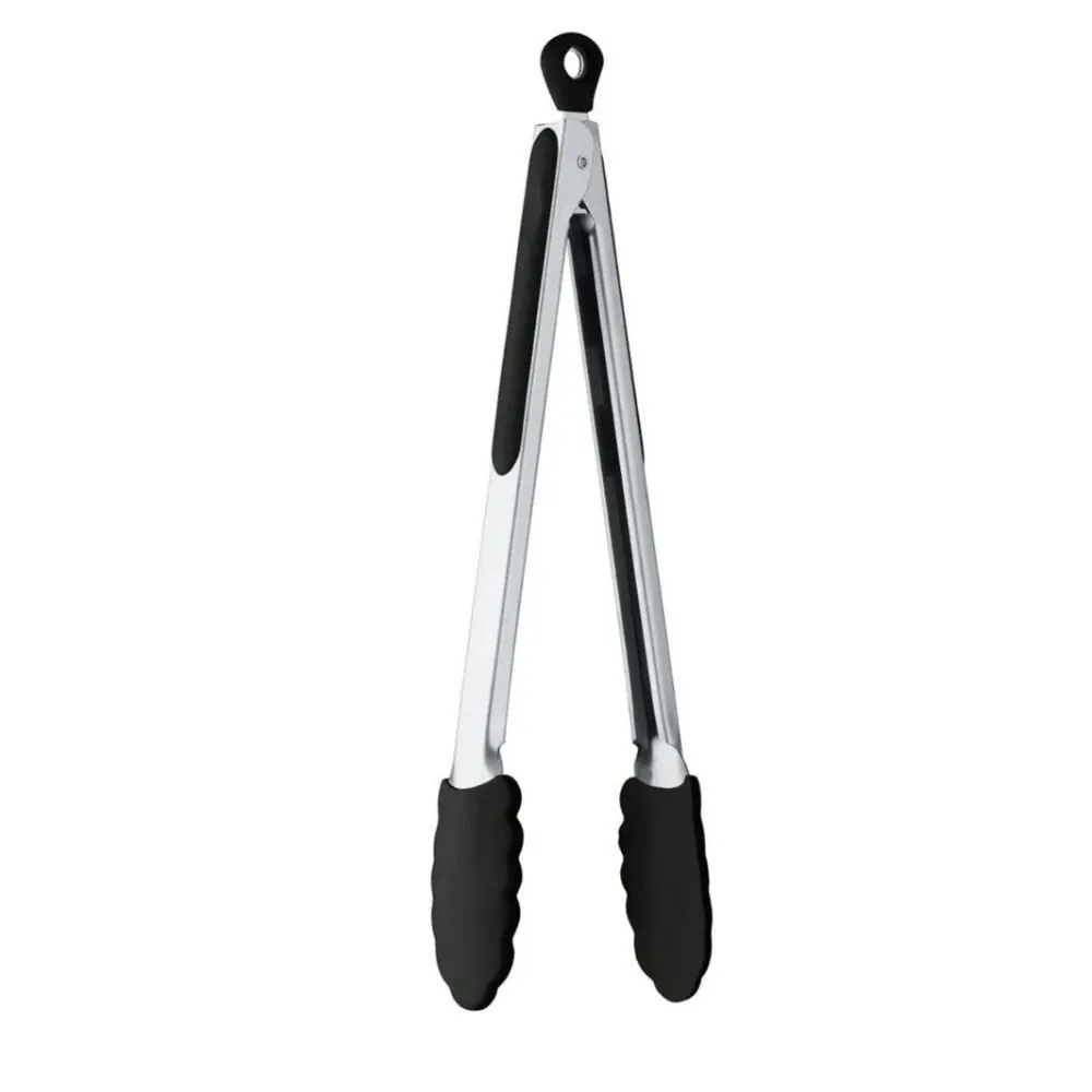 Pegador Universal de Silicone e Inox Duo Preto 34Cm Brinox