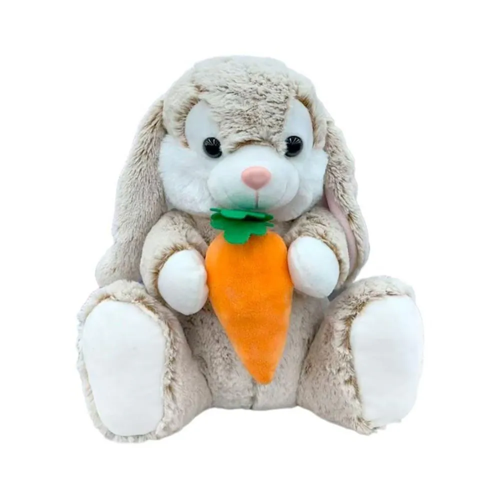 Pelúcia Coelho com Cenoura Toys - HBR0934