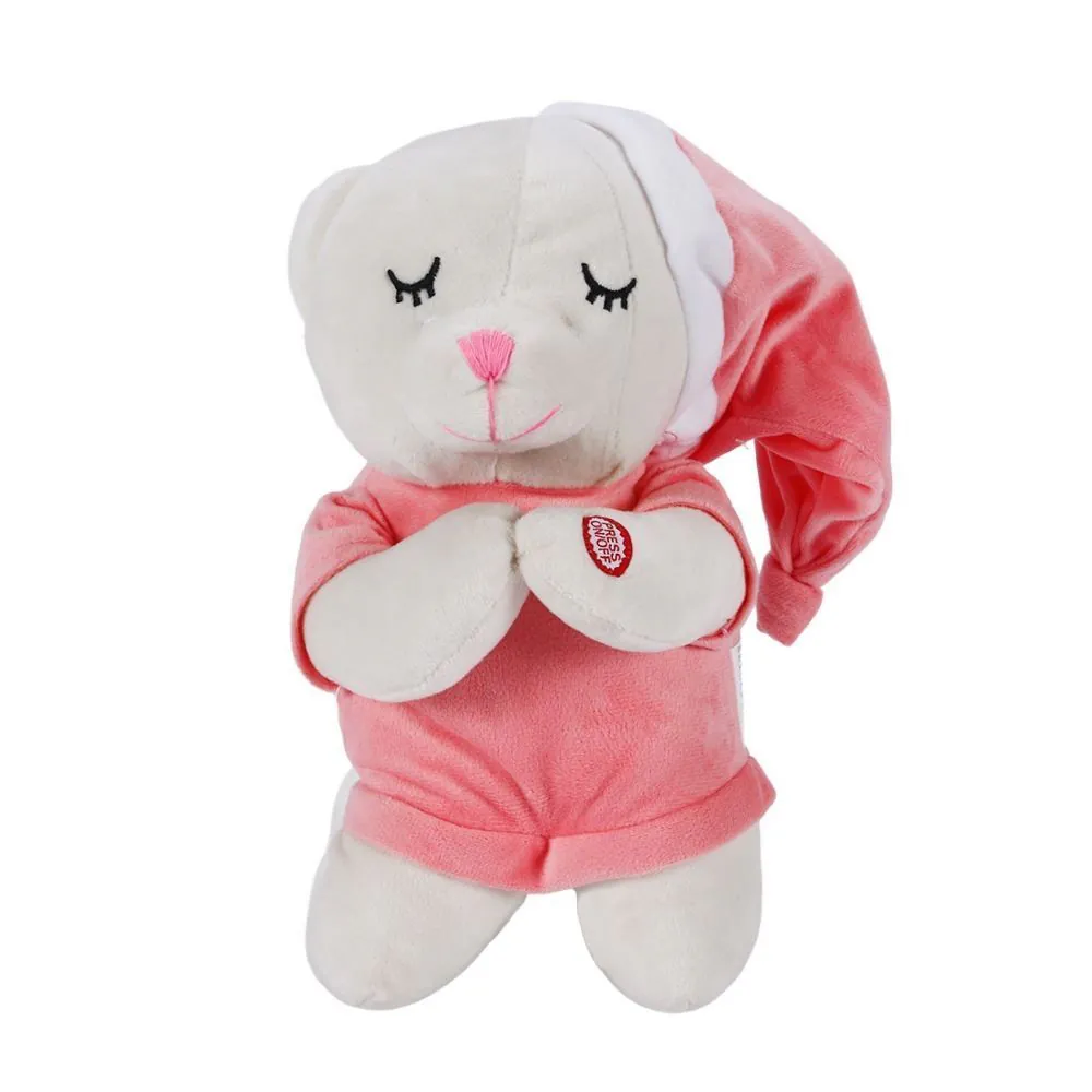 Pelúcia Urso Que Reza Rosa Toys - HBR0961