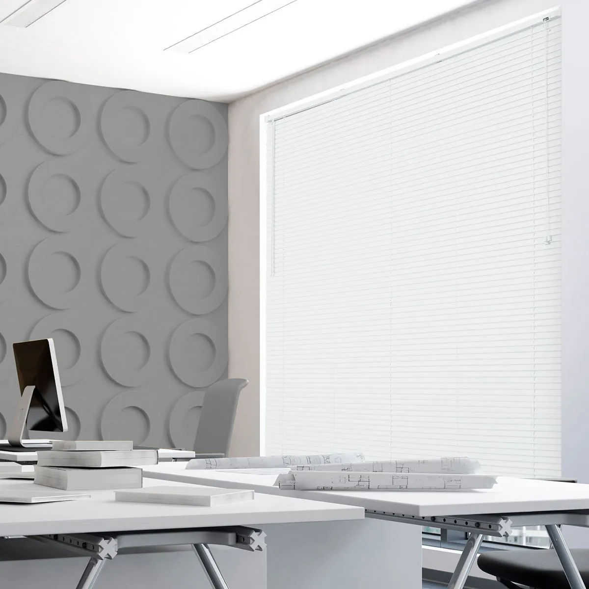 Persiana para Quarto e Sala Premier 1,80X1,60 m Evolux - Branco