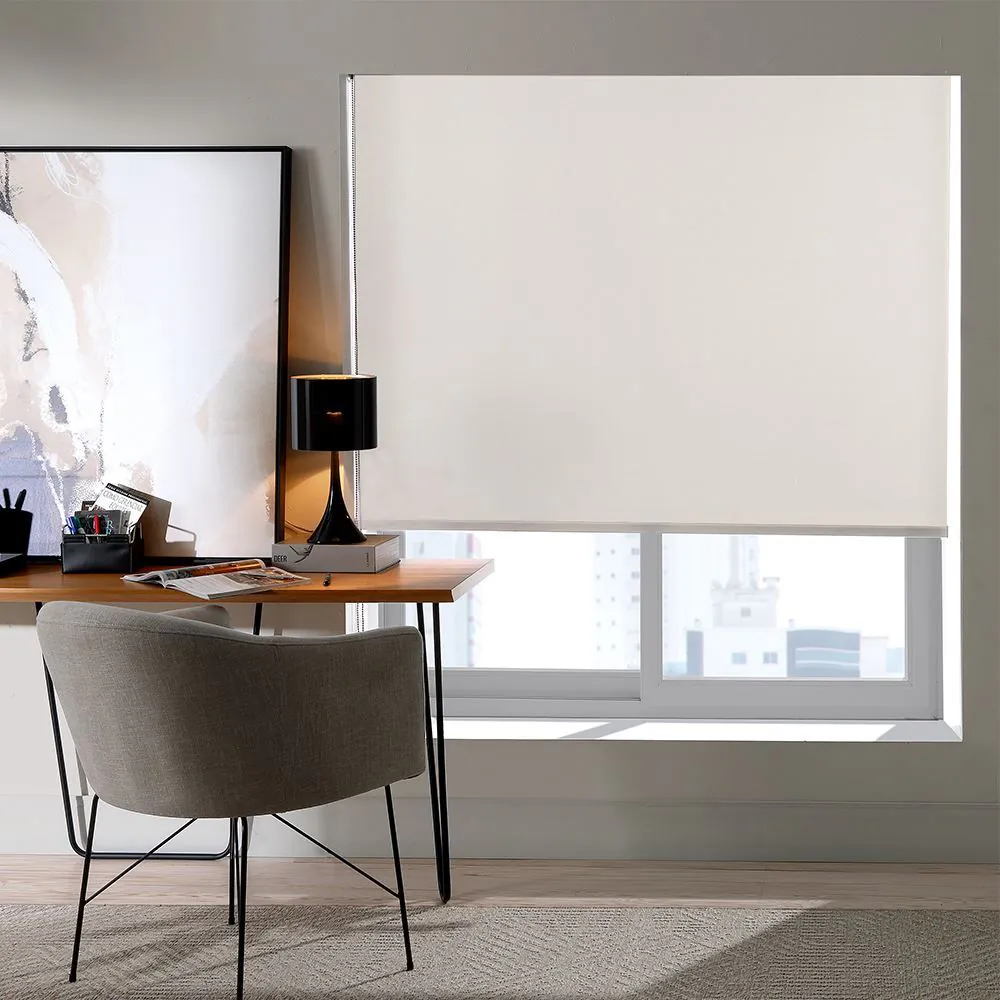 Persiana Rolo 1,60X1,60 m Blackout - Bege