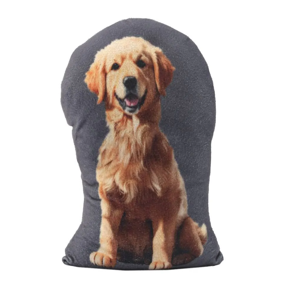 Peso de Porta Decorativo Pet - Golden Cinza