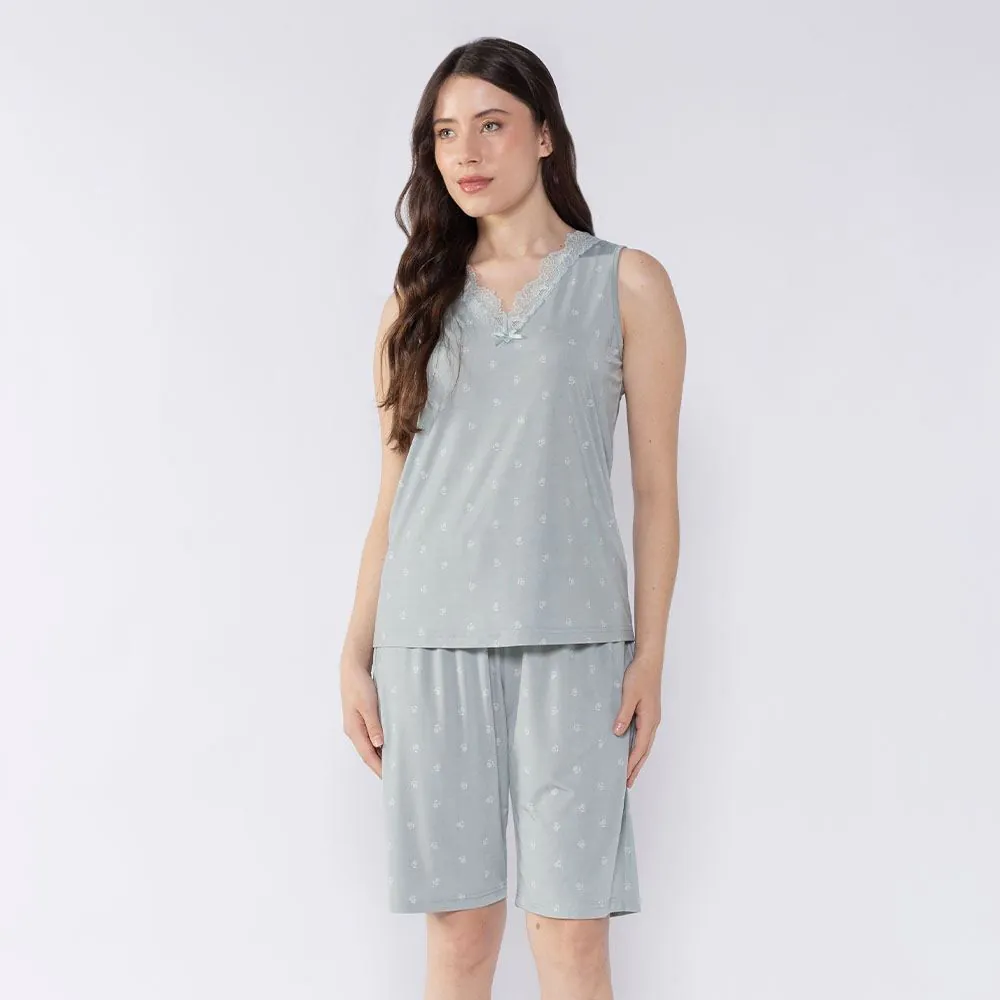 Pijama Feminino Regata Holla Floral