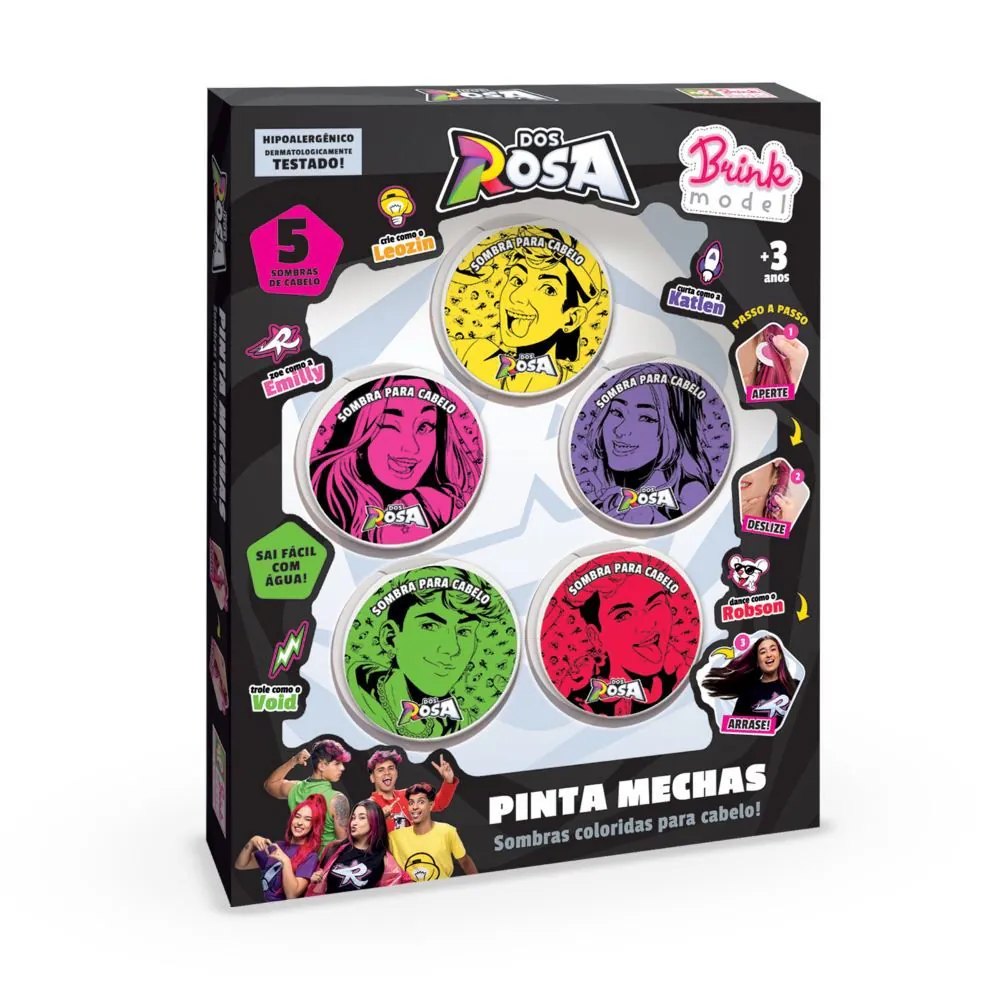 Kit Pinta Mechas dos Rosa Brink Model