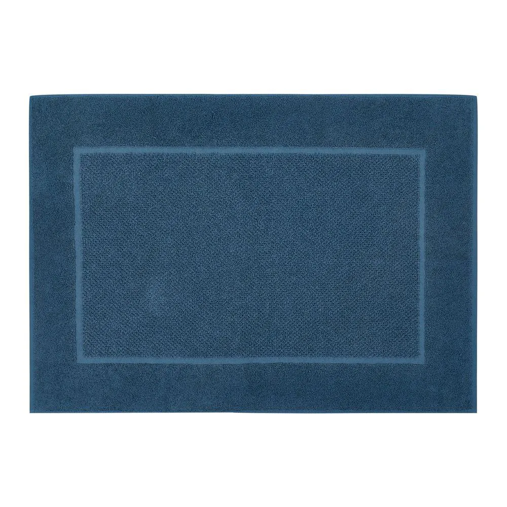 Tapete Piso Atoalhado para Banheiro 48X70cm Lumine Paris Karsten - Azul Baltico