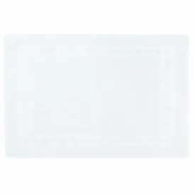 Tapete Piso Atoalhado para Banheiro 48X70cm Lumine Paris Karsten - Branco