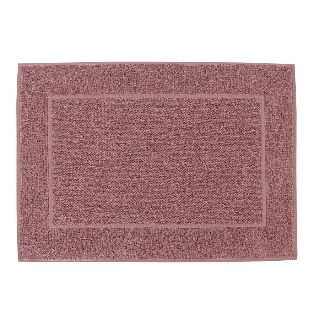 Tapete Piso Atoalhado para Banheiro 48X70cm Lumine Paris Karsten - Rosa Retro