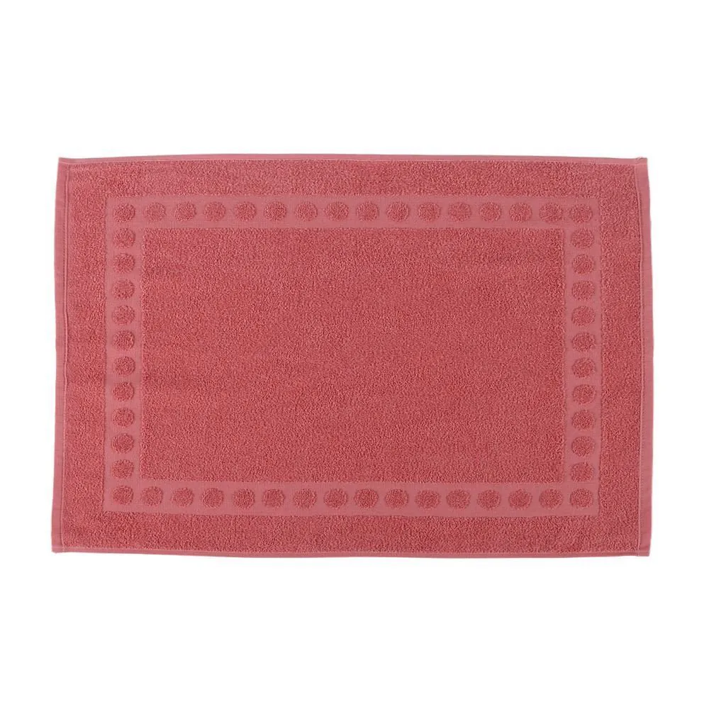 Tapete Piso Atoalhado para Banheiro 100% Algodão - Rose Jolie