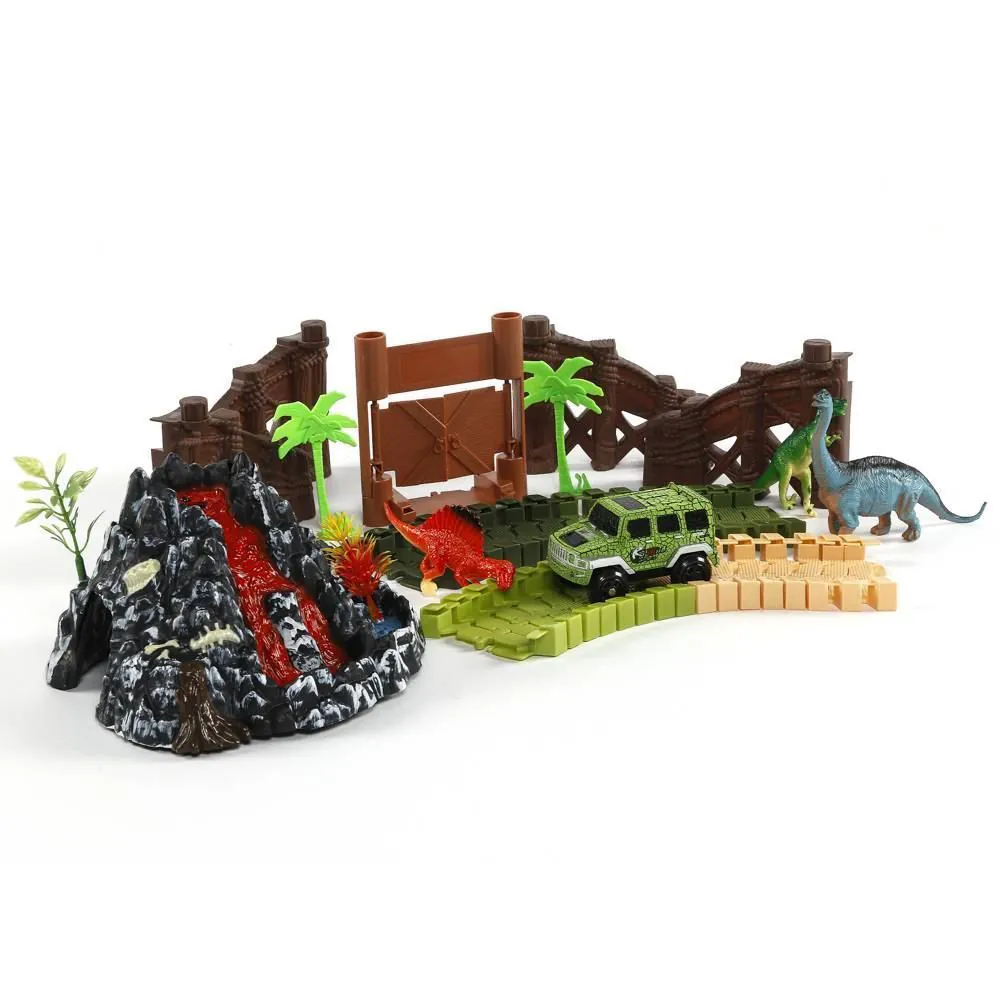 Pista Aventura Jurássica Dinossauros Toys - HBR0704