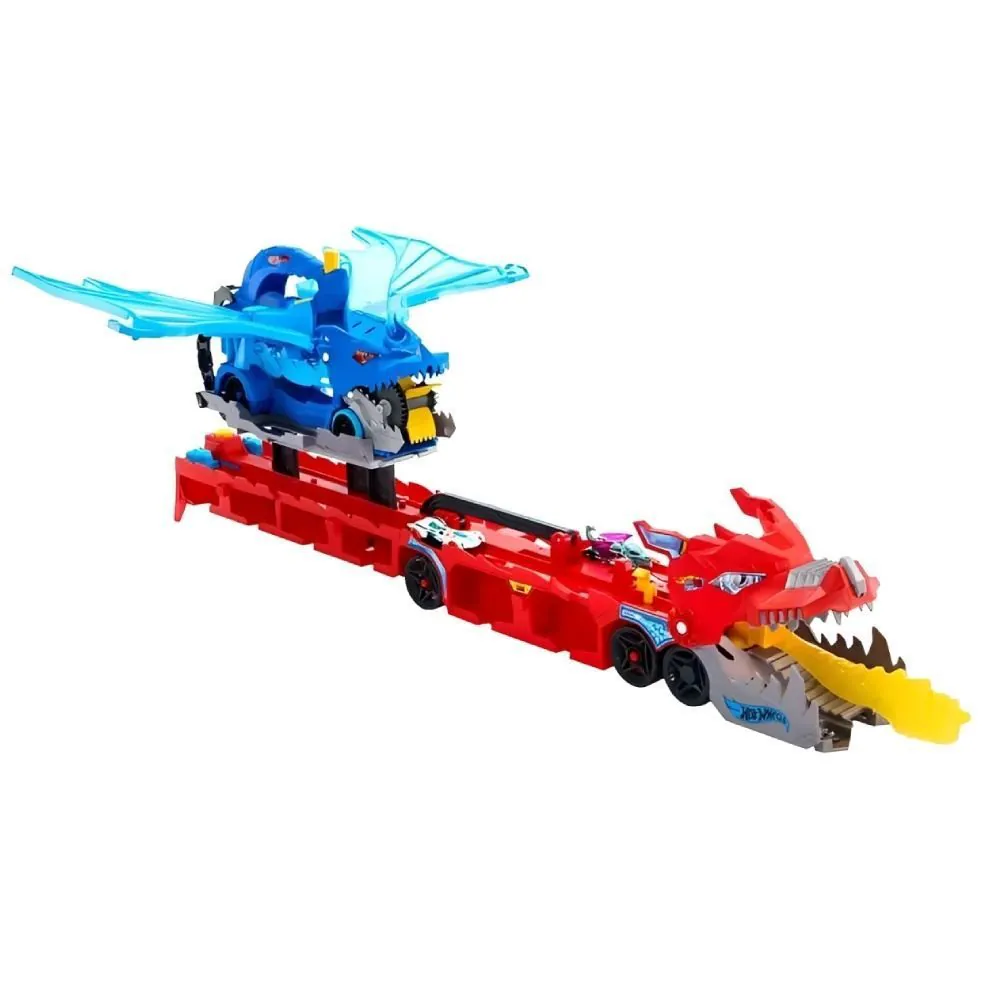 Pista Hot Wheels City Supertrailer de Dragão Mattel - JBM72