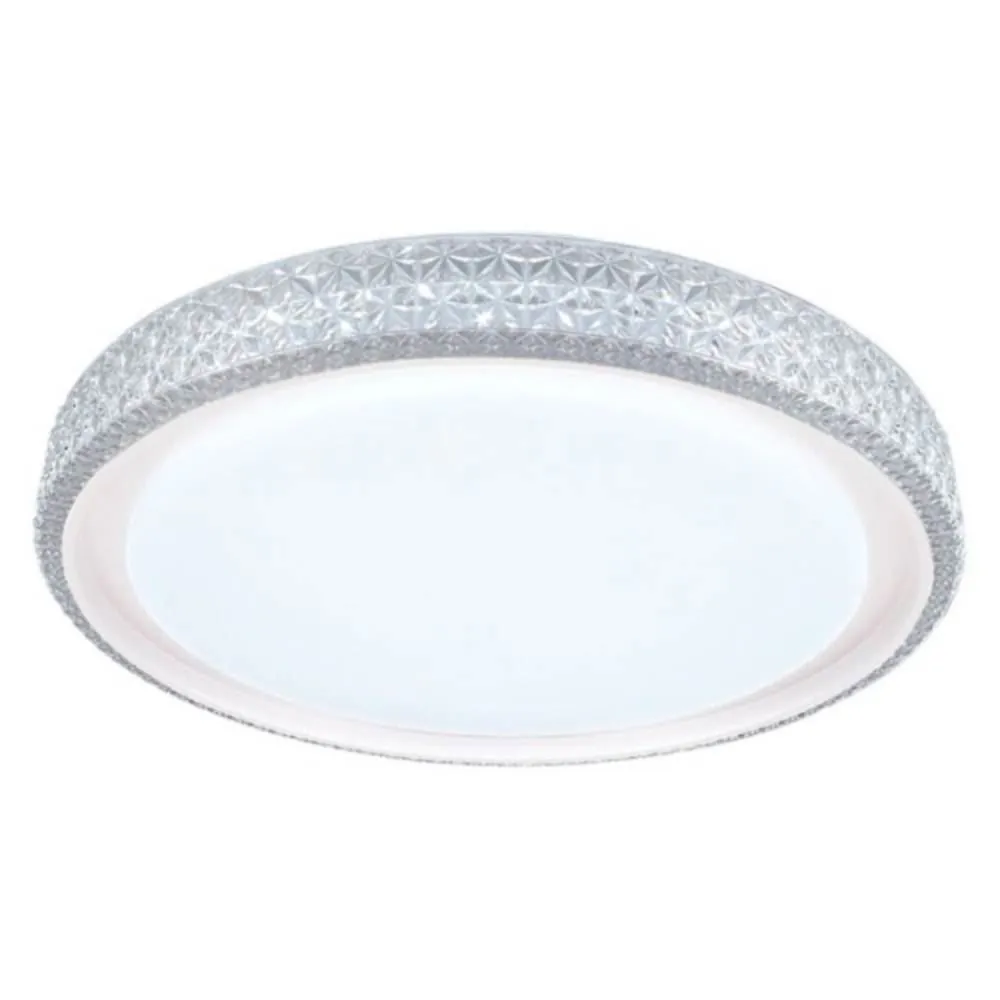 Plafon Led Taschibra Redondo Iris 20W On Tw com Controle Remoto