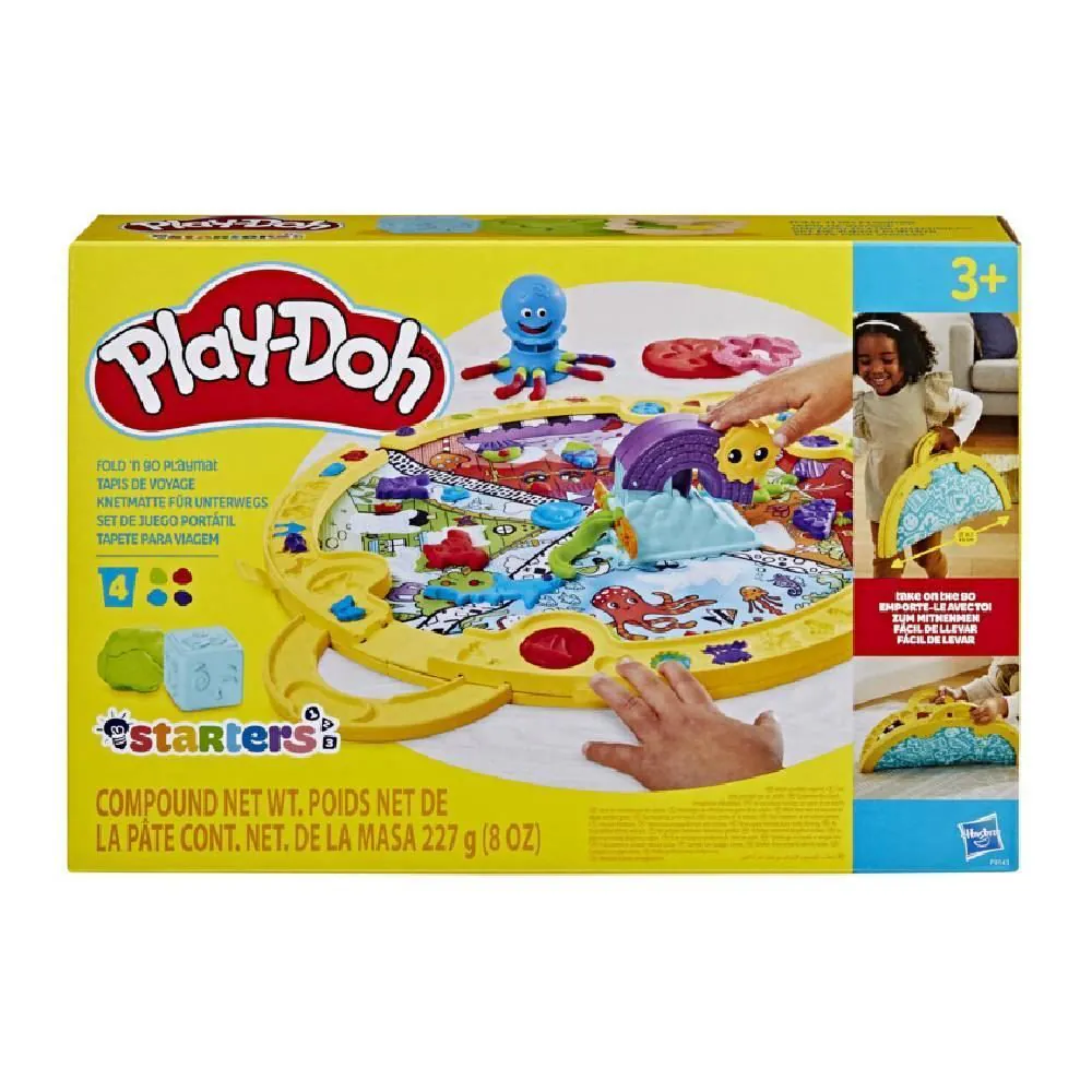 Play-Doh Kit de Massinha Tapete de Atividades Fold & Go Hasbro - F9143