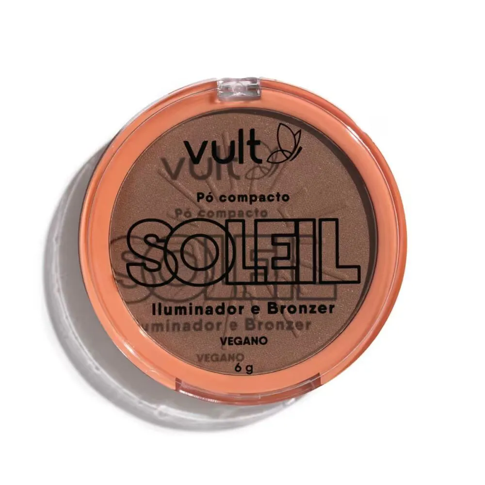 Pó Compacto Bronze Soleil Vult 6Gr - Vegano