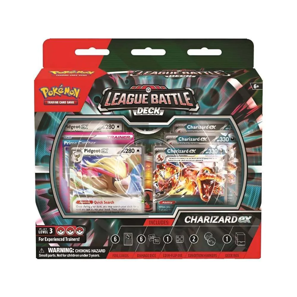 Pokémon Deck Batalha de Liga Charizard Copag - 34713