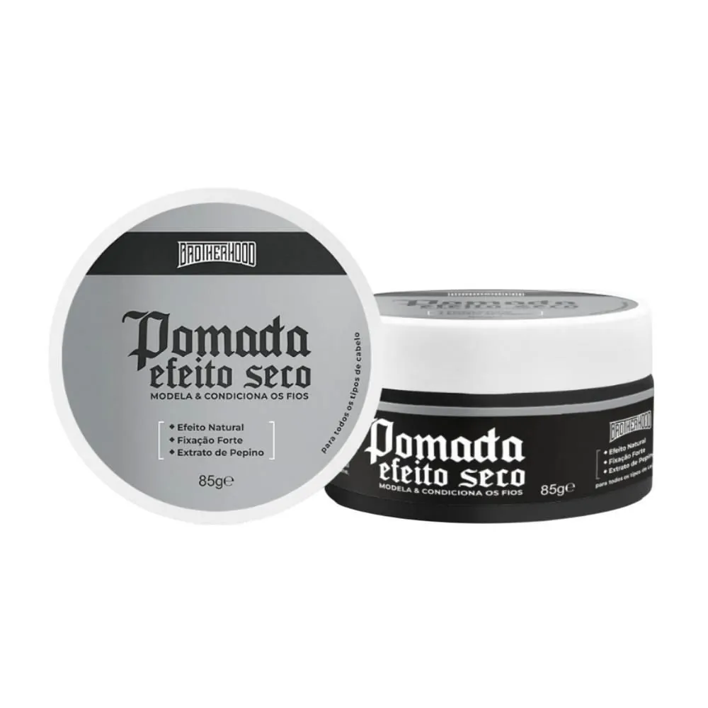 Pomada Modeladora Efeito Seco Brotherhood - 85g