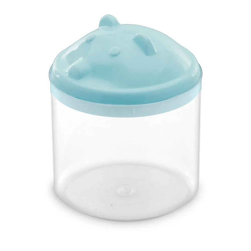 Porta Cotonete Urso Transparente Baby - Nevoa