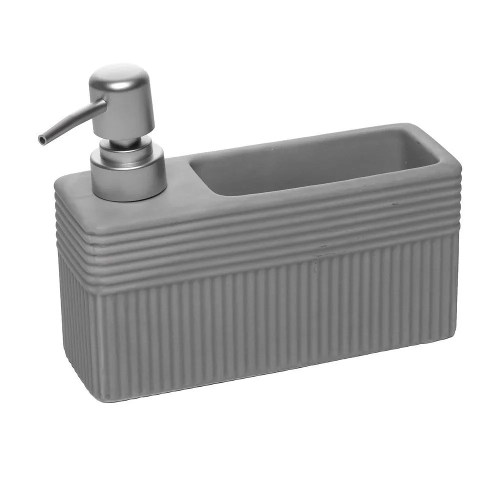 Porta Detergente com Suporte para Esponja Velinea Lyor 490Ml