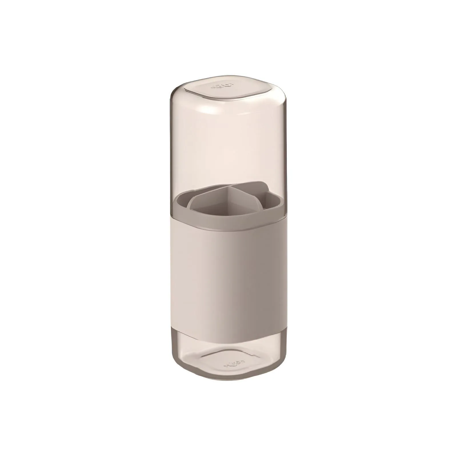 Porta Escova de Dente Dual Ou - Bege