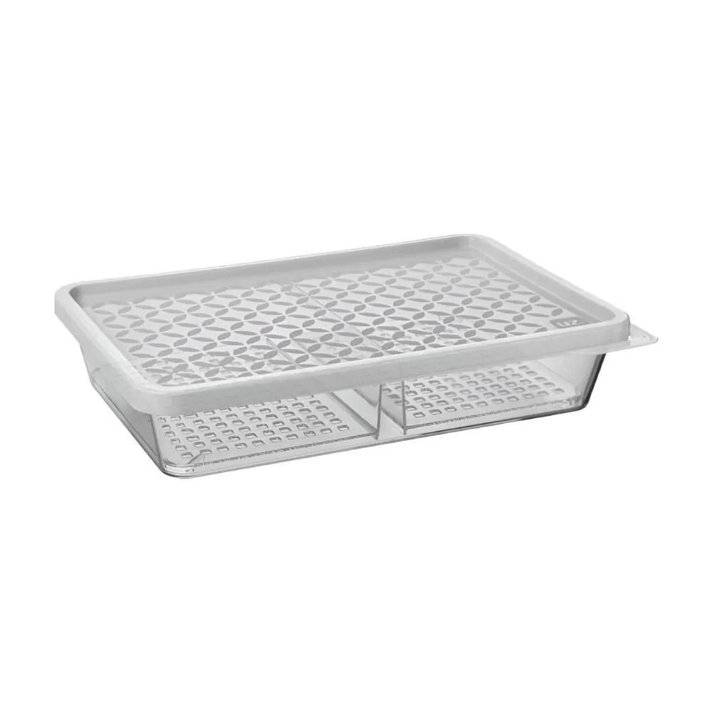 Porta Frios com Tampa Uz 27,4Cm - Transparente