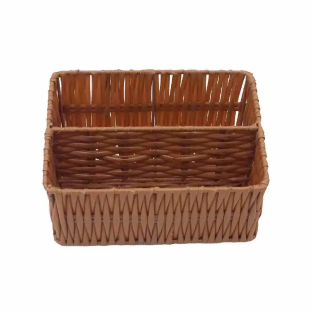 Porta-Guardanapos com Divisória Bambu - 19cm