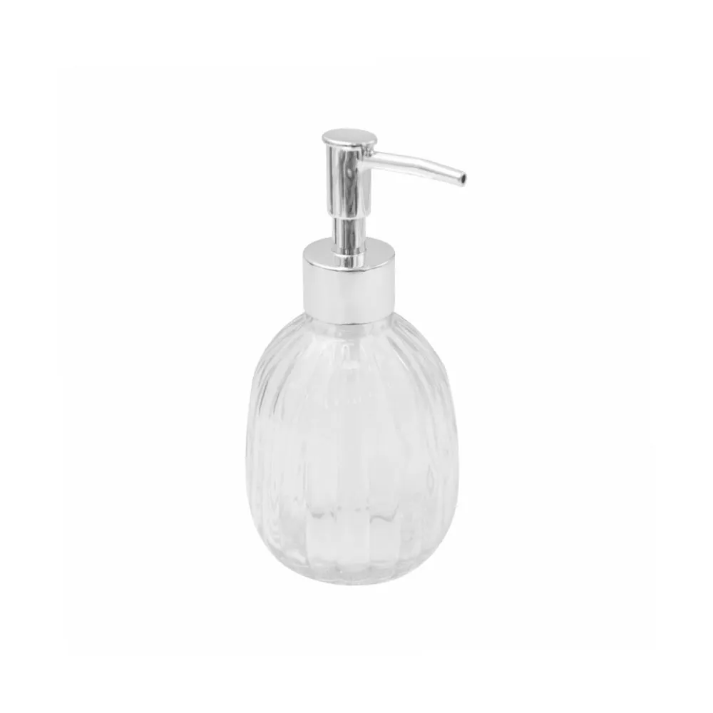 Porta Sabonete Líquido Redondo 350 ml - Transparente