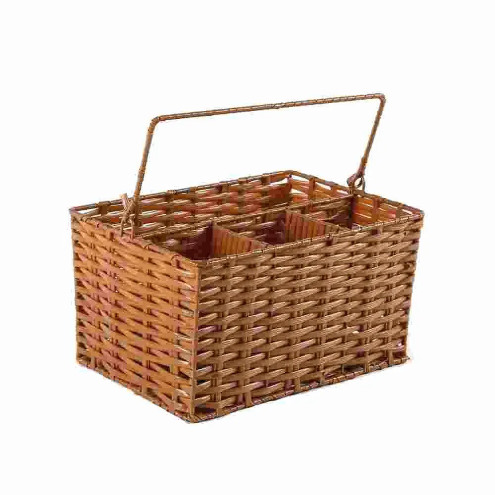 Porta Talheres de Bambu 25Cm - Natural