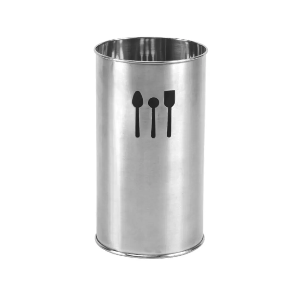 Porta Talheres de Inox - 18cm