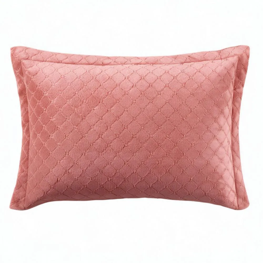 Porta Travesseiro Provence Plush - Argila