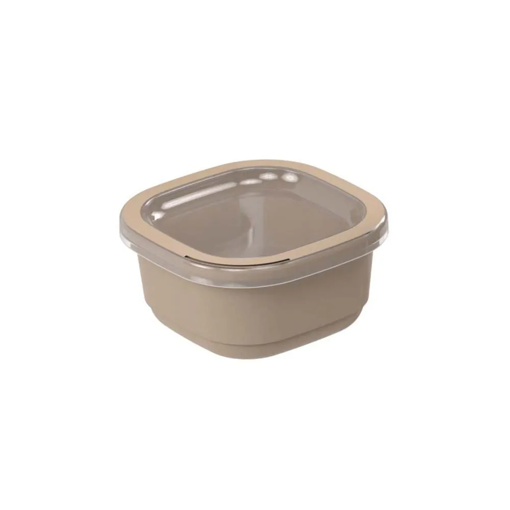 Pote Encaixavel com Visor Lume 1 Litro Plasútil