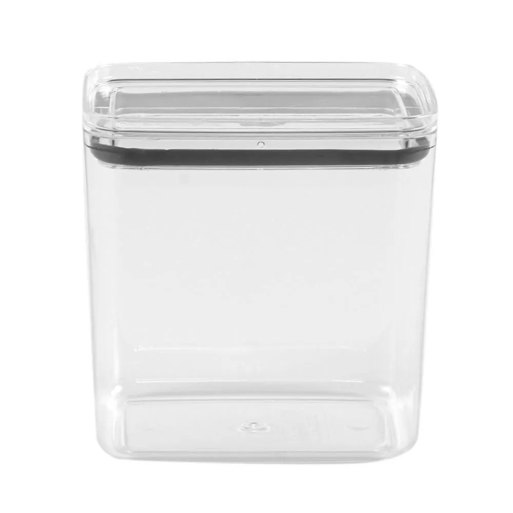 Pote Hermético Retangular Baixo 2,1 Litros - Transparente