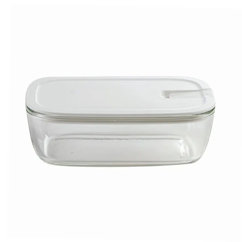Pote Hermético com Tampa 850 Ml - Branco